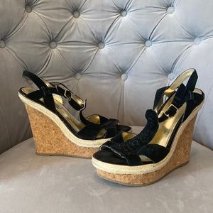 Steve Madden 7.5 suede wedge